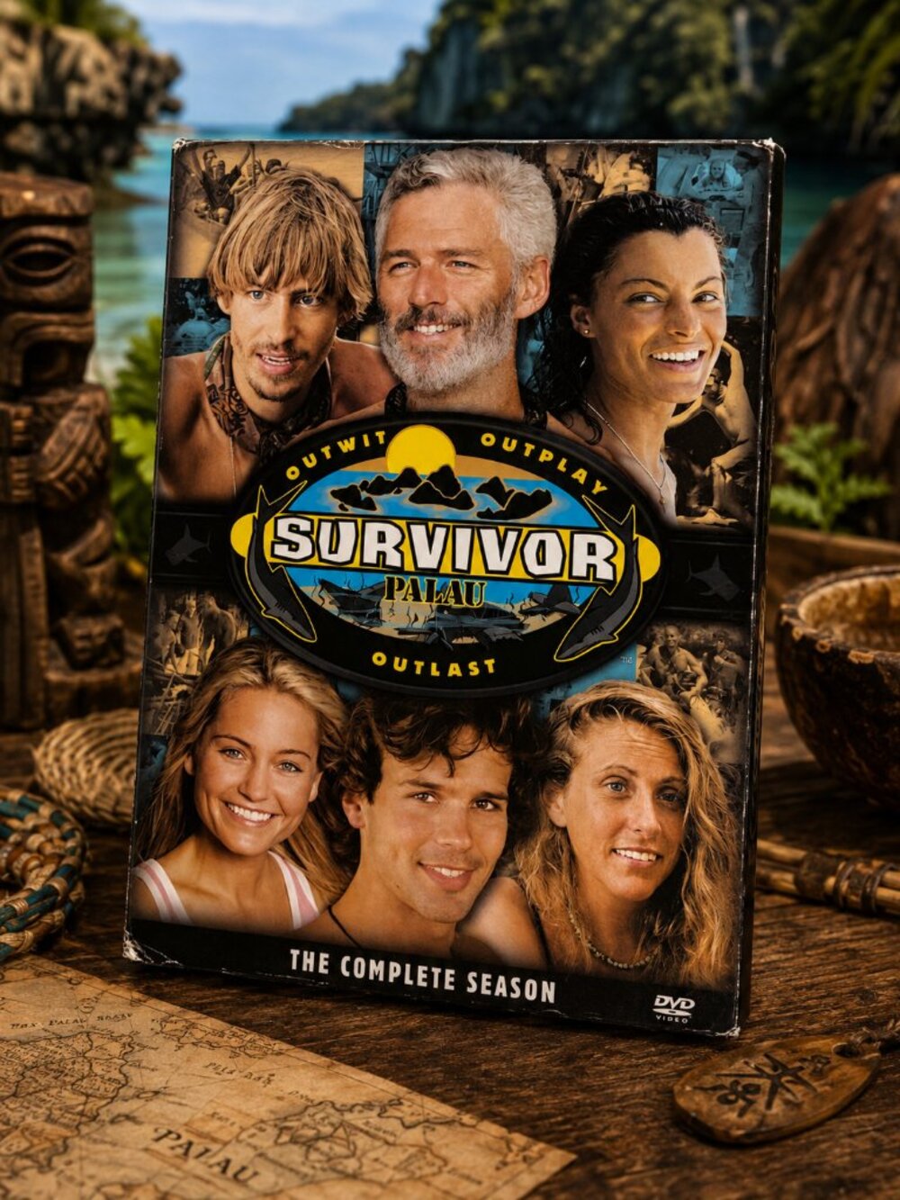 Survivor Palau: Complete Tenth Season 10 (4-DVD Set, Region 1) Very Good!